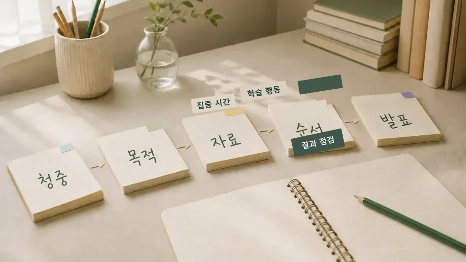 중2 공부 시간이 늘어도 성과가 없을 때 점검할 부분 학습 가이드 이미지