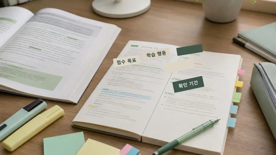 과외 목표를 점수 하나로만 정하지 않는 법 학습 가이드 이미지