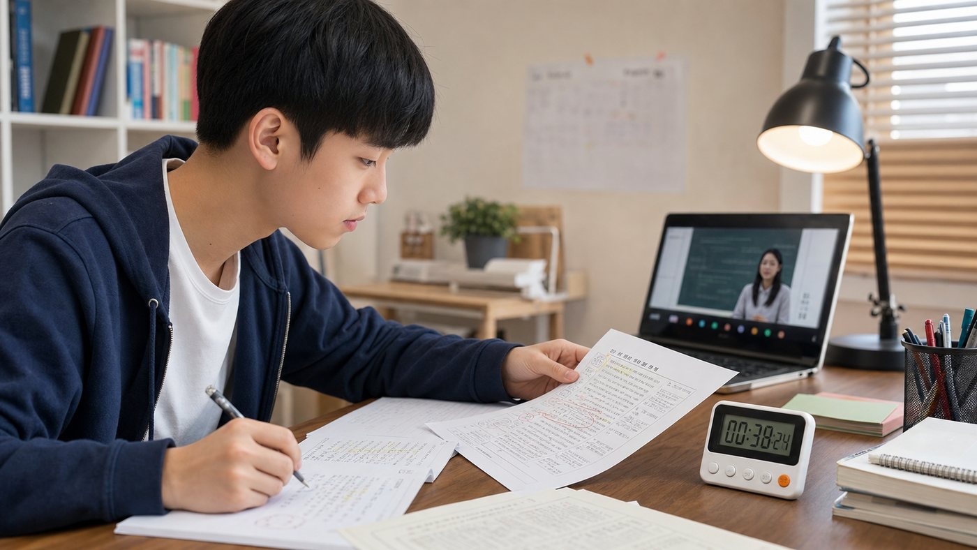 모의고사 시간이 부족한 학생이 먼저 바꿔야 할 습관 학습 자료 이미지