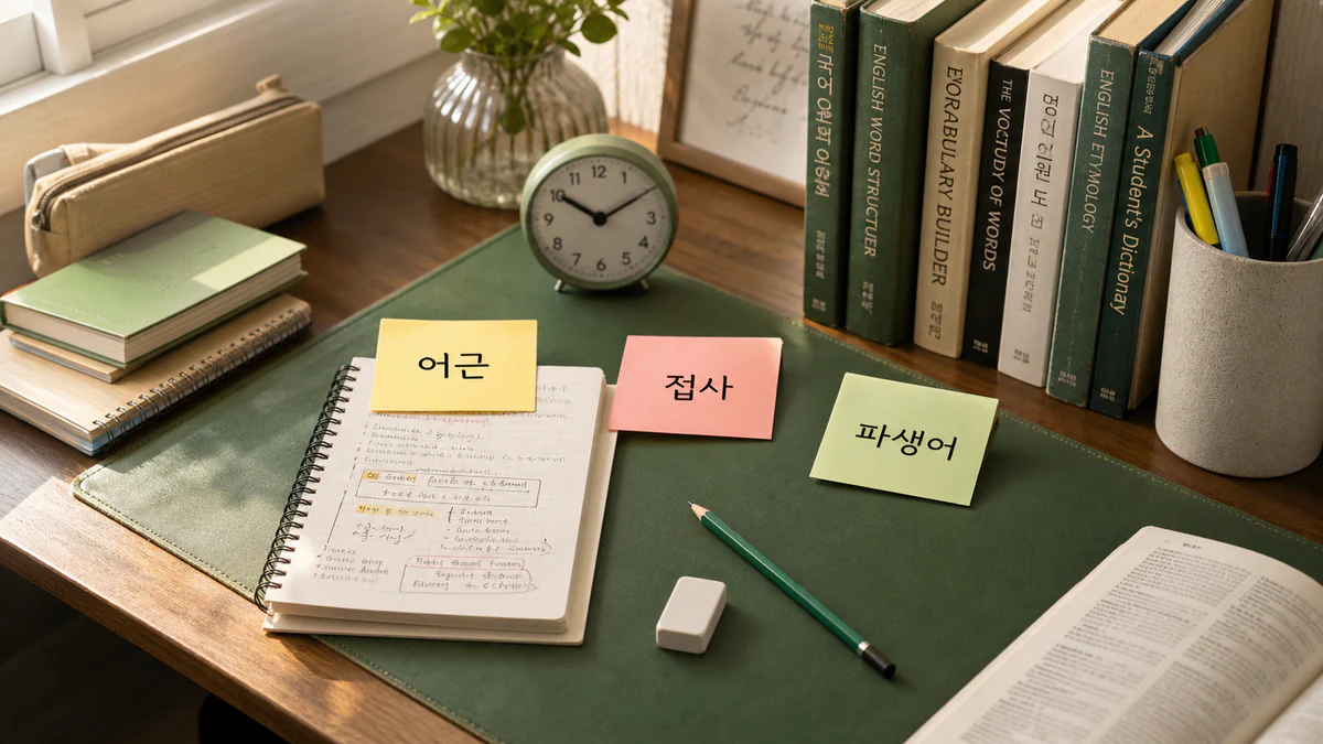 자양중학교 2학년 국어과외 어근과 접사로 단어의 짜임 살펴보기 학습 자료