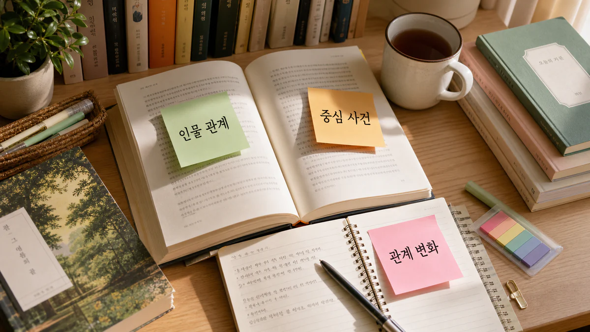 무학중학교 1학년 국어과외 소설 인물의 관계를 사건으로 정리하기 학습 자료