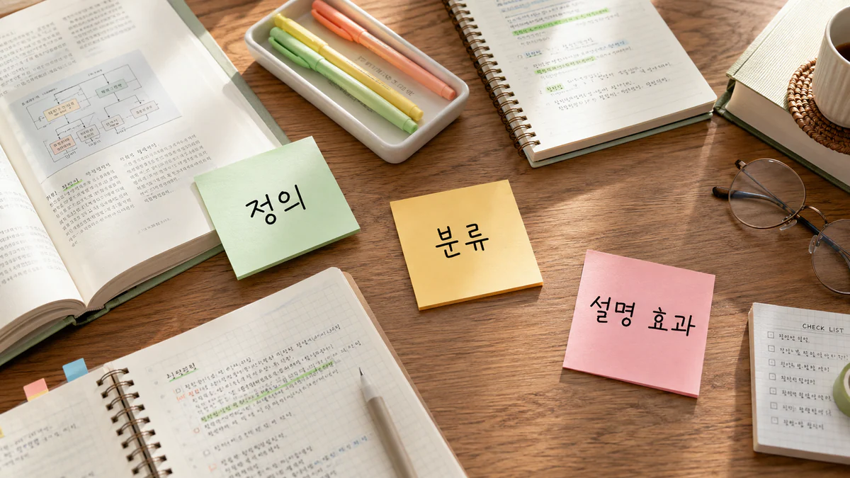 마장중학교 1학년 국어과외 설명 방법을 정의와 분류로 구분하기 학습 자료