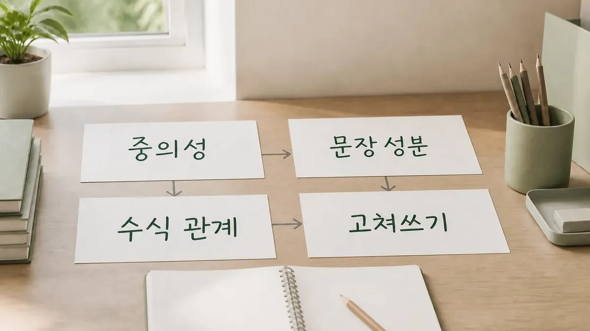 아현중학교 3학년 국어과외 | 문장의 호응 관계가 어색한 부분을 고치는 방법 핵심 정리