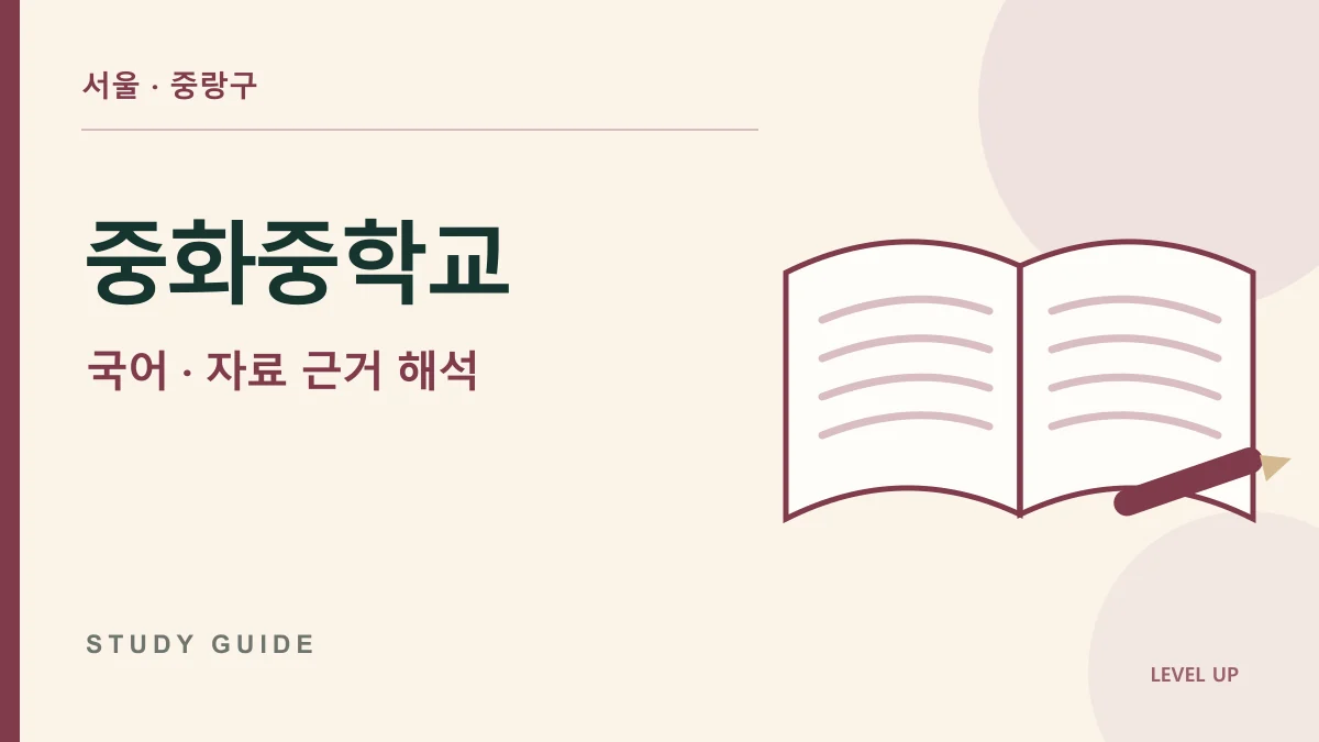 중화중학교 국어과외, 도표를 인용했는데 주장과 연결되지 않는다면 학습 자료