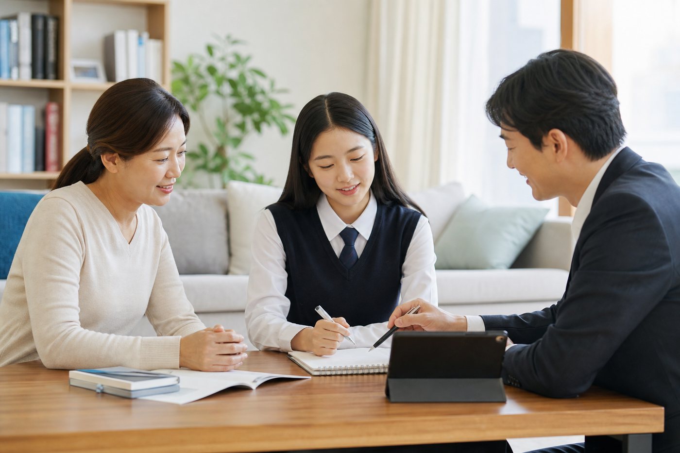 수업 첫 주 기록과 가정 복습 반응을 함께 정리한 노트