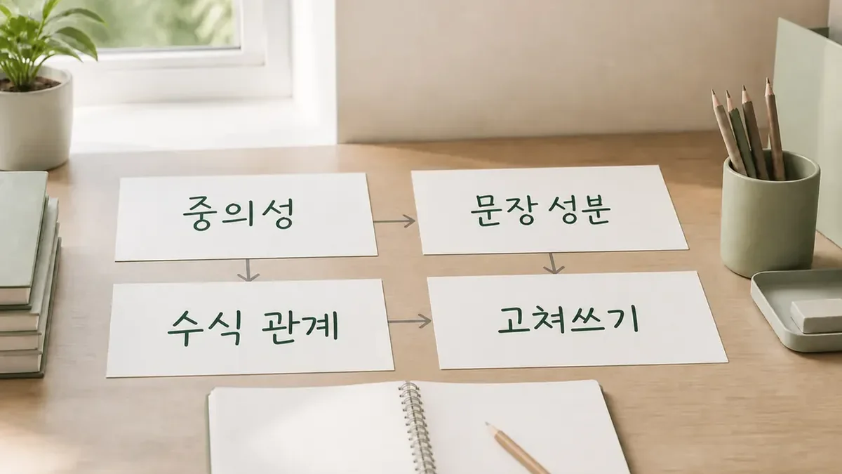 과외 상담 후 첫 달 변화 기준을 확인하는 학생과 학부모